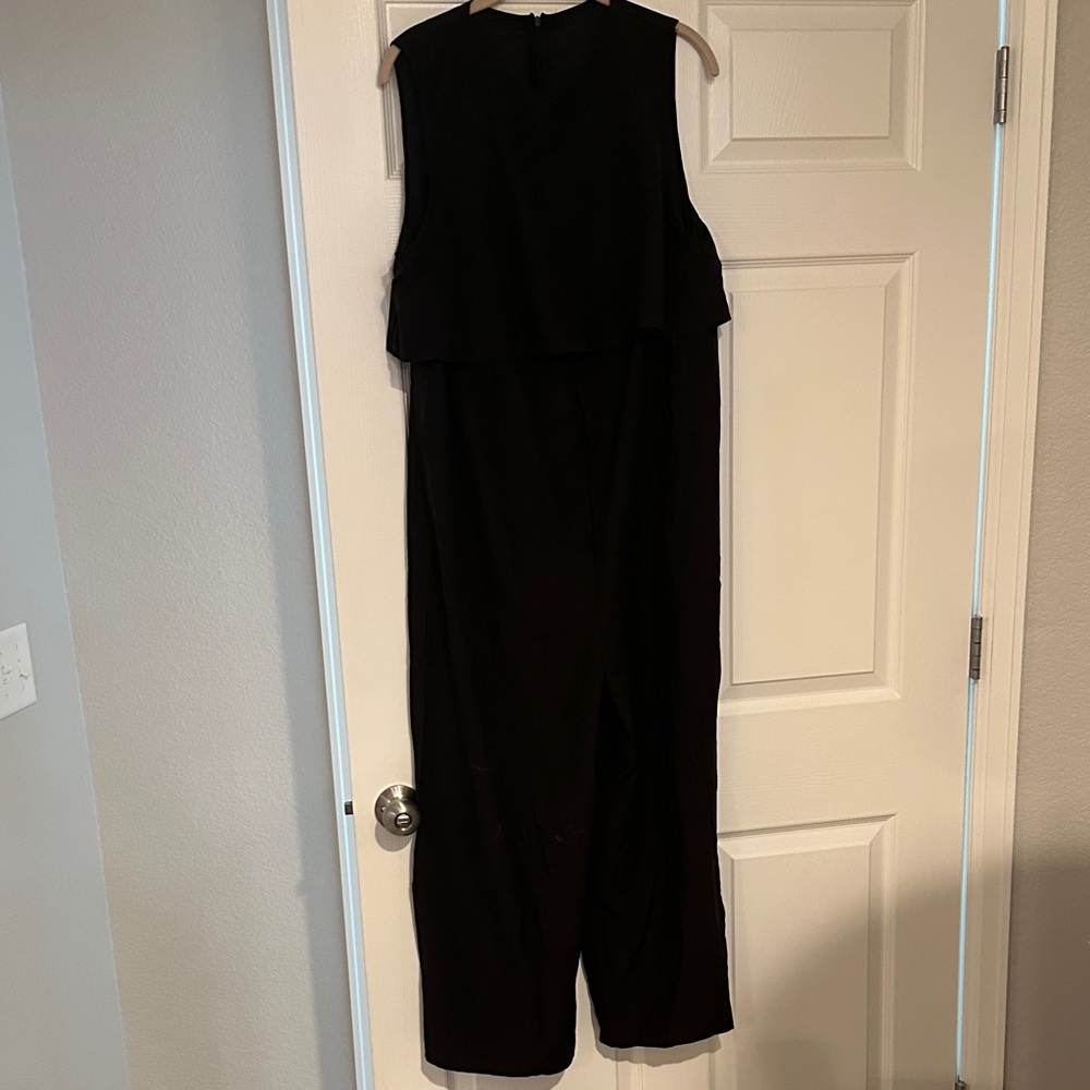 SHEIN Black Layered maternity Jumpsuit